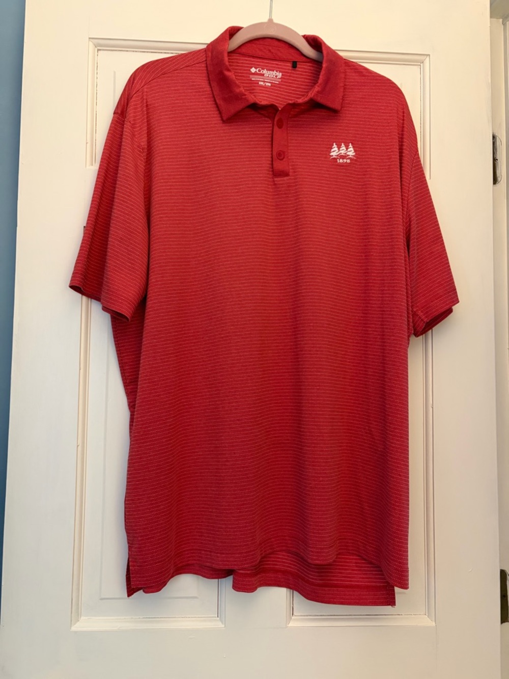 Columbia Men's Deep Red Golf Shirt